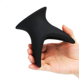 V-Shaped Silicone Hollow Plug Beginner Set Anal Trainer For Men 2.76 to 3.94" Long