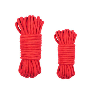 Displaying an image of Dark Desire Soft Rope Toy for Cotton Nylon Bondage measuring 5 meters in length