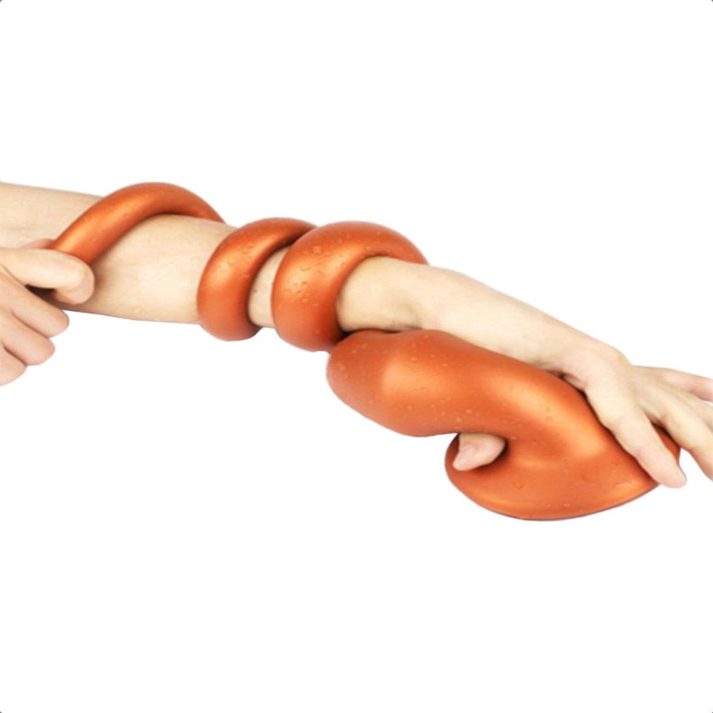 Photo of a hypoallergenic and easy-to-clean silicone dildo for intense pleasure.