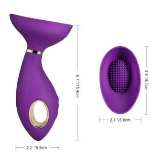 A visual representation of the versatile and durable Erotic Stimulator Multispeed Nipple Toy Tongue Vibrator for intimate use.