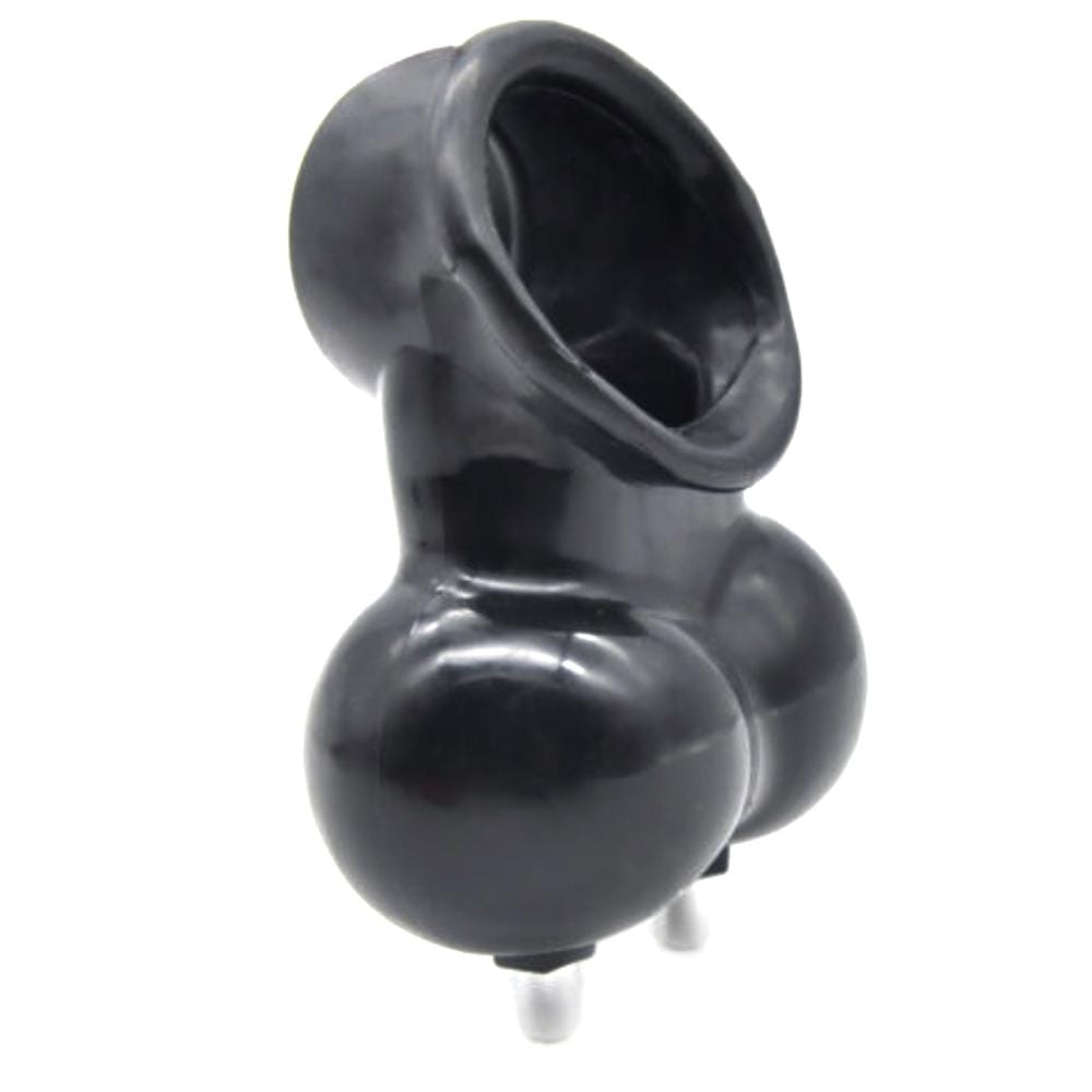 What you see is an image of the TPE Cock Ring And Balls showcasing the unique design for enhanced performance and sensory stimulation.