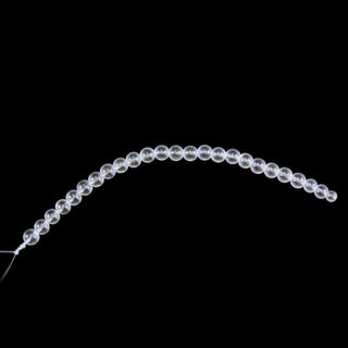 Transparent Glass Beads Catheter Urethral Sounds image displaying a 9.84-inch length for deep stimulation.