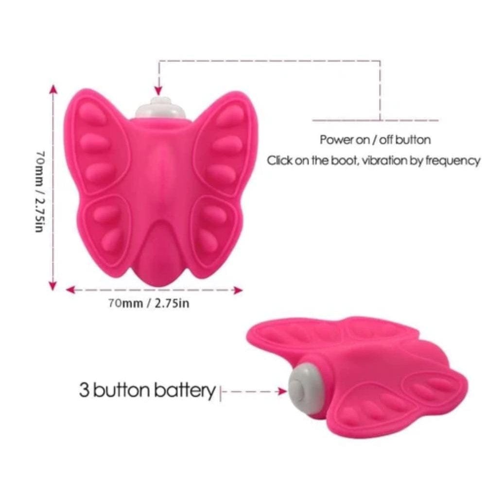 You are looking at an image of Thin Clit Oral Bullet Vibrator, 2.76 inches in length and width for precise stimulation.