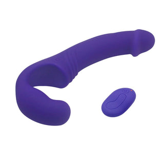 This is an image of Rechargeable Strapless Double Dildo with 5.51-inch insertable length for satisfying cravings.