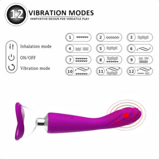 Check out an image of the easy-to-clean Lustful Pussy Clit Suckers Vacuum Wand made of silicone.