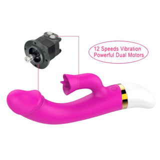 Pulsating Tongue Stimulator Clit Vibe G-Spot Suction with compact, travel-friendly design