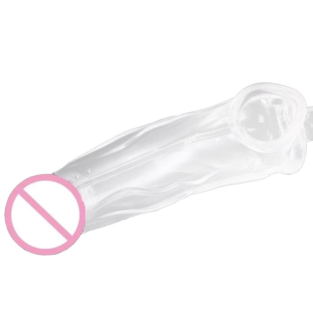 Snug-Fitting Penis Extension Sleeve with Ball Strap for Stability and Security During Intimate Moments