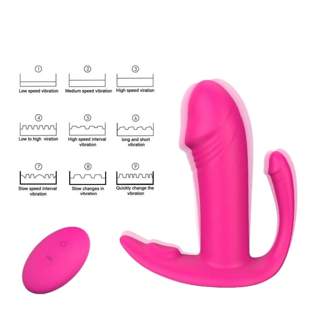 In the photograph, you can see an image of the USB charging cable used for recharging the Triple Stimulating Discreet Remote Underwear Wearable Vibrator Butterfly