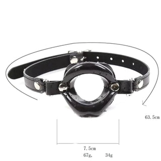 Image displaying the dimensions of the Slave Punishment Gag for unforgettable experiences.