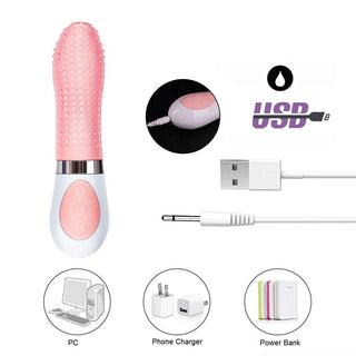 A pair of Dotted Tongue Vibrating Kegel Balls, offering comfort, durability, and unparalleled pleasure.