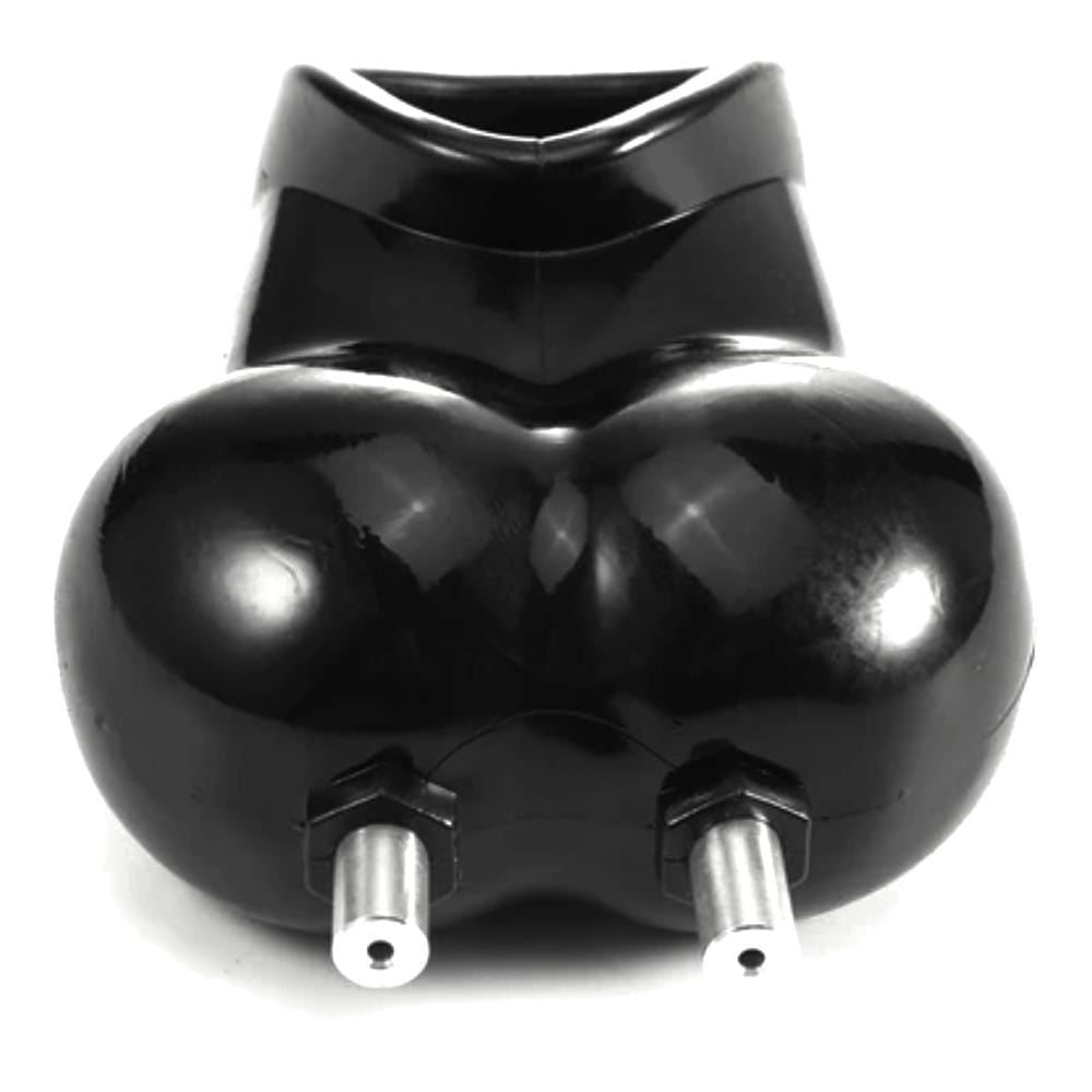This is an image of the Electro Shock Ready Vibrating Cock Ring And Balls Non-Silicone, an adventure into unchartered territories of pleasure.