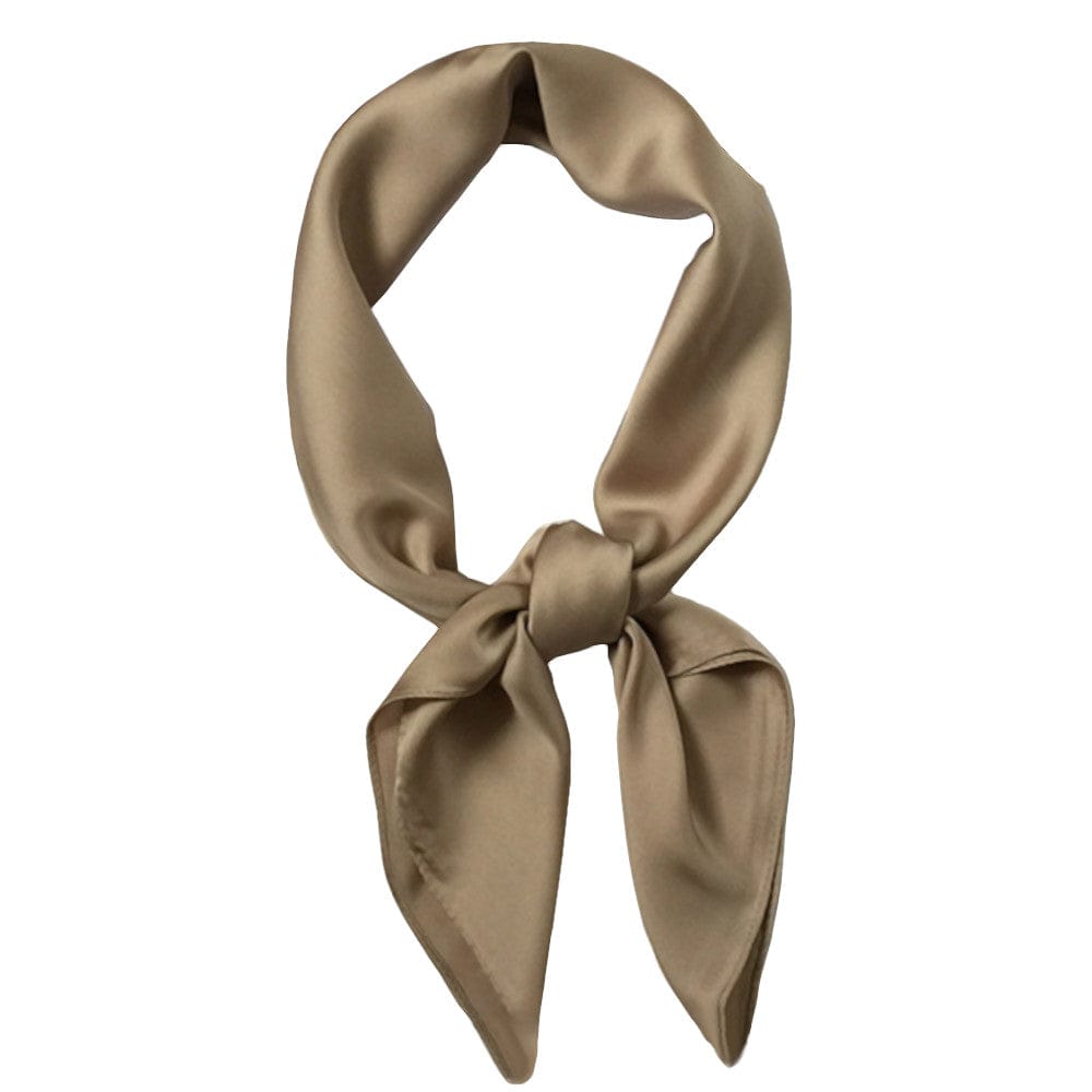 Here is an image of Solid Color Silk Wrap Gag in army green for a statement of desire.