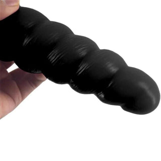 Water-friendly black dildo for wet and wild play