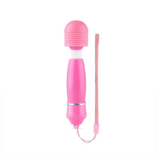 Observe an image of Fancy Wand Mini Magic, a compact powerhouse of pleasure with a bulbous tip for maximum stimulation.