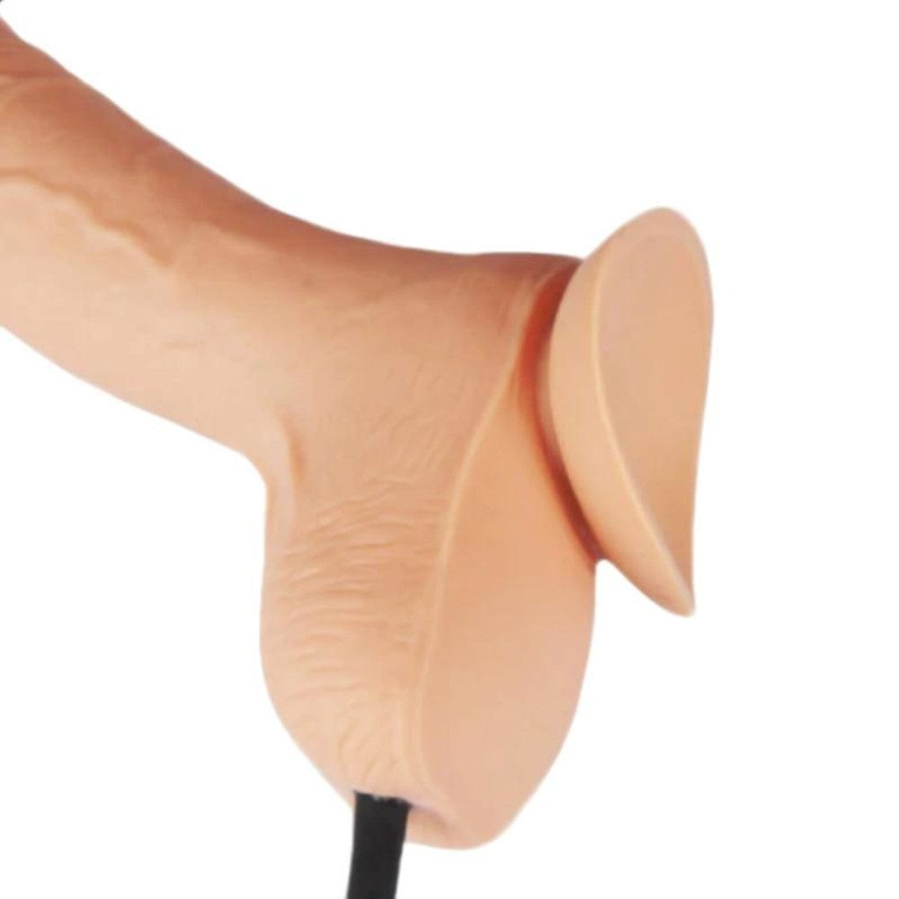 Flexible and sturdy silicone dildo for versatile play experiences.