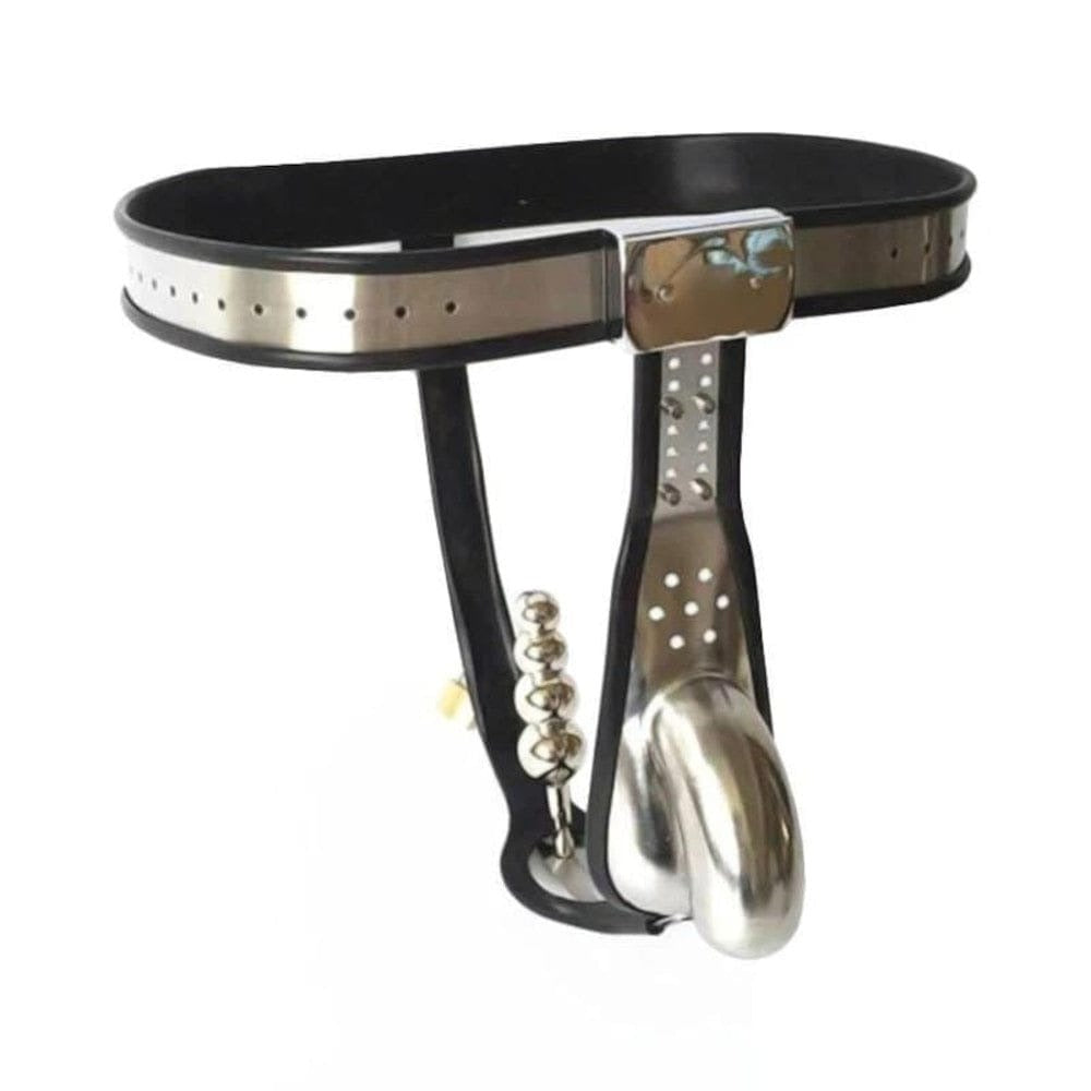 Displaying an image of a belt designed for comfort and style in the Pleasure Deprivation Chastity Belt.