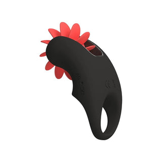 In the photograph, you can see an image of the Pleasure Windmill Silicone Vibrating Cock Ring for Her providing extended pleasure and heightened sensations during intimate encounters.