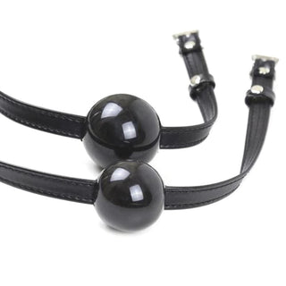 Presenting an image of Classic BDSM Silicone Gag with adjustable pin buckle closure for personalized fit.