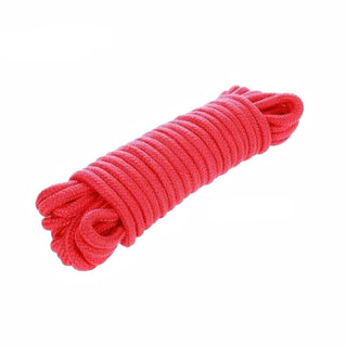 Featuring an image of Soft Shibari Cotton Rope Play demonstrating its flexibility and malleability for versatile bondage.