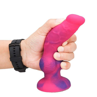 This is an image of a 4.7 inches wrinkled balls on the Waterproof Animal Werewolf Dog Silicone Knot Dildo With Suction Cup.