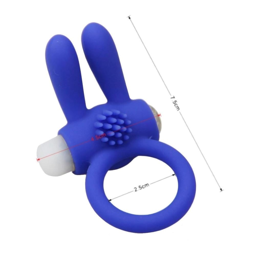 Check out an image of Stylish Vibrating Bunny Cock Ring as a perfect travel companion for exciting intimate moments.