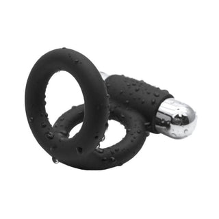 What you see is an image of compact and powerful silicone vibrating dick ring for men