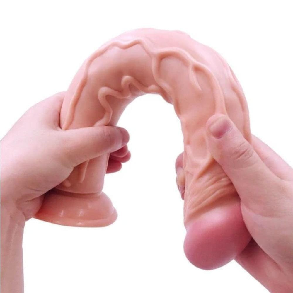 Flexible Suction Cup Torpedo Large Anal Plug