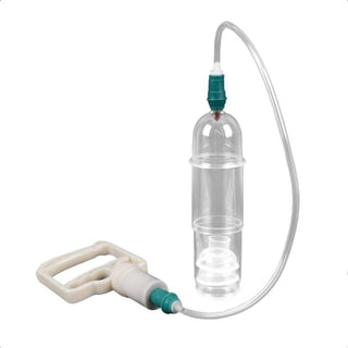 Observe an image of See-Through Extender Penile Enlarger Cock Pump in clear plastic design for enhanced manhood.