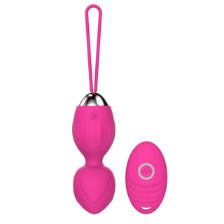 Take a look at an image of Vagina Tightening Remote Control Kegel Balls remote control measuring 1.40 inches in length and 1.37 inches in width.