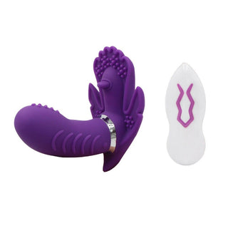 Take a look at an image of Remote Control Wearable Underwear G Spot Butterfly Vibrator in rose color