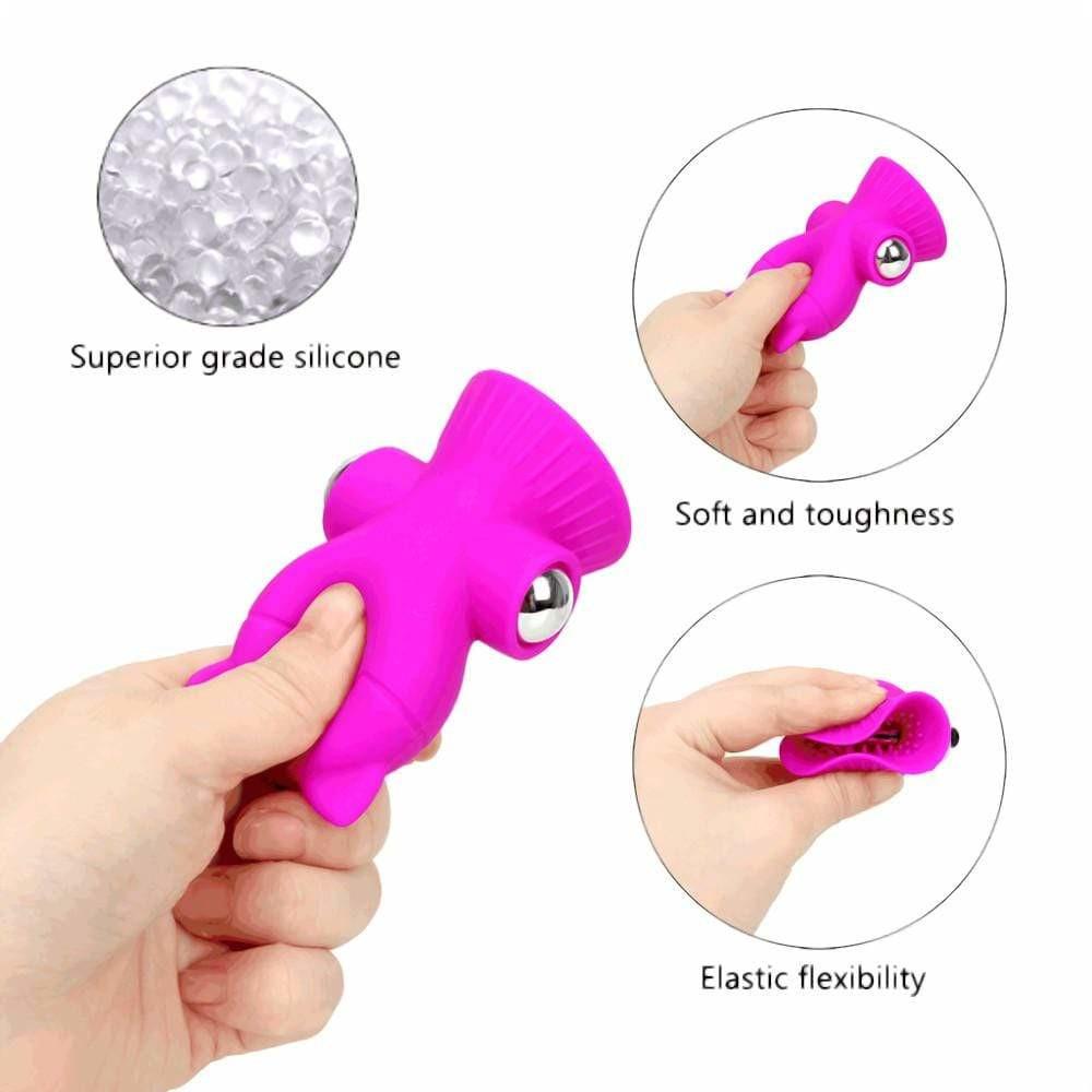 Featuring an image of Cute Kitty Breast Toy Stimulator Nipple Vibrator with a distinctive suction cup design.