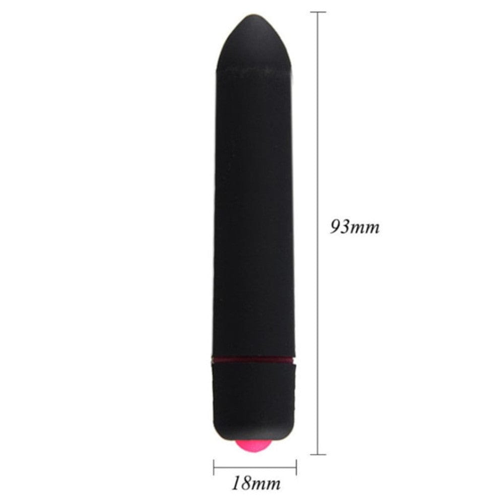 Waterproof Discreet Oral Quiet 10-Speed Clit Bullet Vibrator Mini
