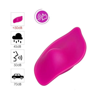 Take a look at an image of textured tetrahedral wave vibrator for the Wireless 10-Speed Remote Vibrating Panties