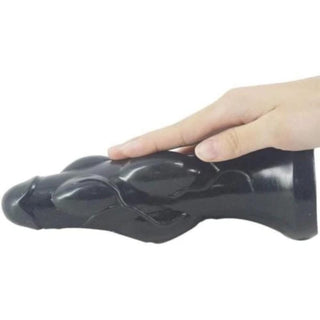 Image of Soft and Flexible Large 8 Inch Knot Dildo showcasing its wide 2.4-inch width and 7.9-inch length.