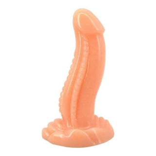 This is an image of the Huge Badass Sucker Dragon Animal Dildo Male made of soft PVC material for a realistic feel during penetration.