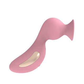 This is an image of Ergonomic Tongue Orgasm Clit Sucker Vibrator Nipple Stimulator crafted from high-quality silicone and ABS for comfort and safety during intimate moments.