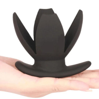 Petal Style Expanding Plug Hollow For Men Silicone 3.35 Inches Long