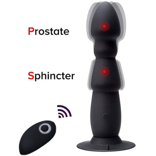 Auto Remote Anal Massager Suction Cup Male Masturbator