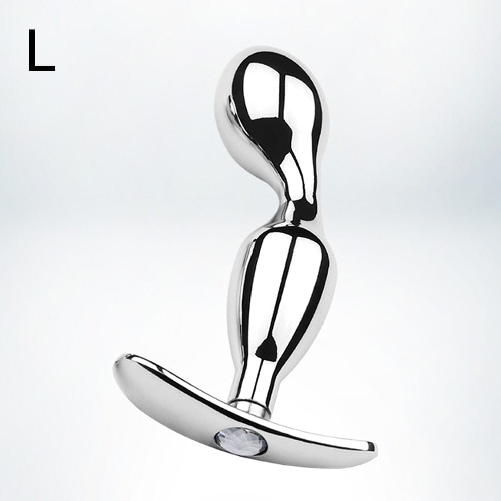 This is an image of the Bulbous Anal Aneros Prostate Massager, offering a smooth and polished surface for a unique experience.