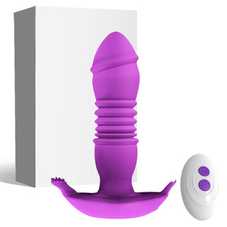 Pictured here is an image of Anal Vibrating Adventure Anal Dildo Thrusting, offering unmatched sensations in a compact package.