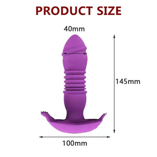 What you see is an image of Anal Vibrating Adventure Anal Dildo Thrusting, your ticket to uncharted pleasure and ecstasy.