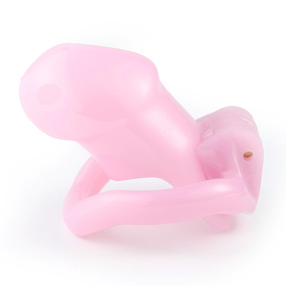 In the photograph, you can see an image of Unengaged Pleasure Holy Trainer Silicone Chastity Device in a sleek and durable design