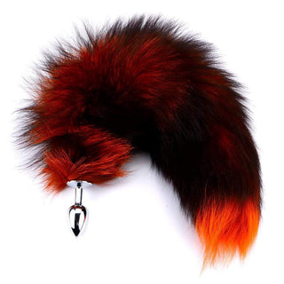 A visual of the captivating tool with a faux fur tail, soft against the skin, providing a sensual experience.