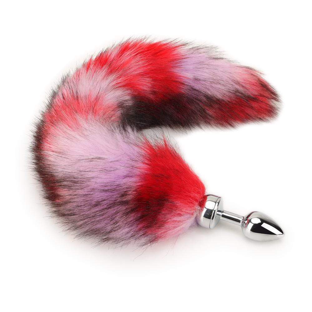 In the photograph, you can see an image of the Cum Closer Cat Tail Fox Tail Butt Plug with a faux fur tail providing an extra layer of stimulation for enhanced pleasure.