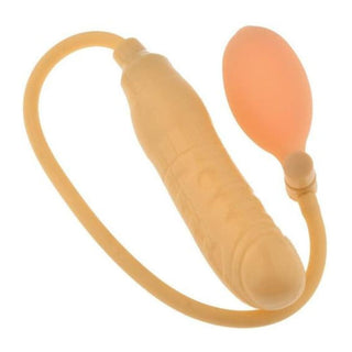 This is an image of Beaver Stuffer Inflatable Dildo made of body-safe TPE material for safe play.