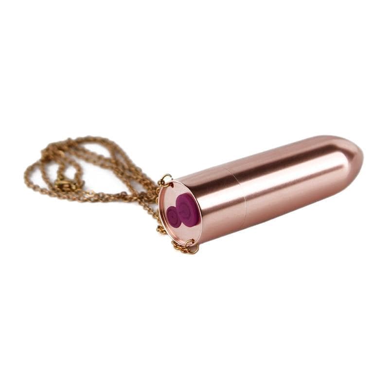 Enjoy luxurious pleasure with Purple Invasion Necklace Bullet Vibrator Remote Couple, a sleek and stimulating accessory.