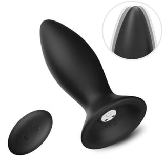 Silicone Vibrating Butt Plug With Suction Cup 5pcs Training Set