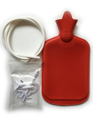 Crafted with high-quality rubber and plastic, the Enema Bag Kit for superior douching experience.