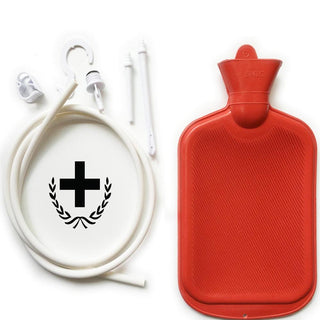 In the photograph, you can see an image of Enema Bag Kit for enhanced intimate hygiene experience.