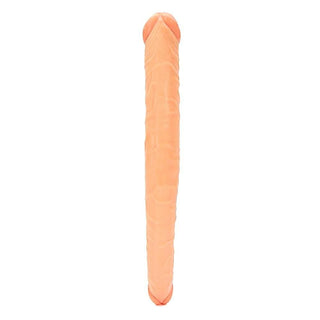 An image showcasing the Flesh color of the Fancy 14 Inch Double Sided dildo for realistic visual appeal.